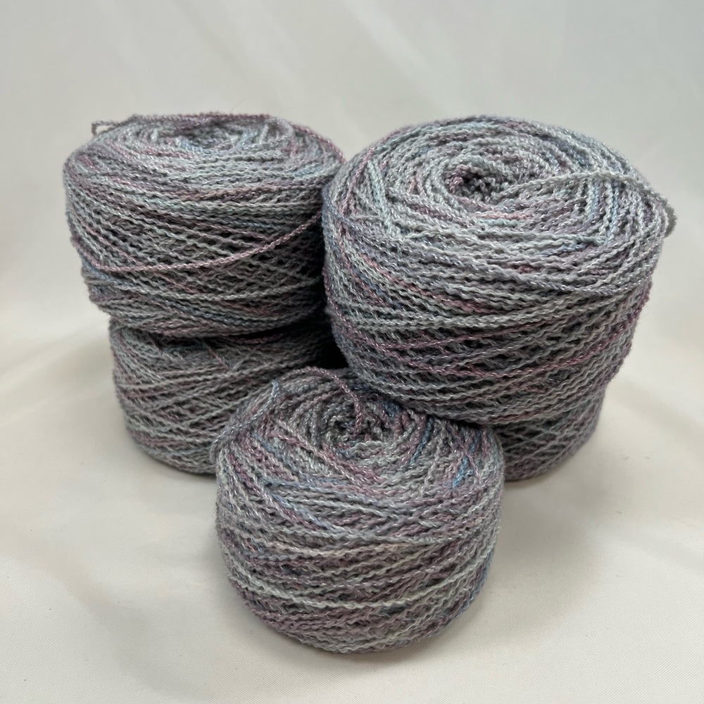 Hand dyed wool blend yarn